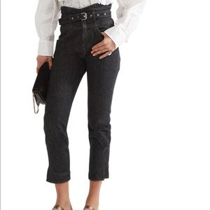 Isabel Marant High Waist Belted Jeans Size 24